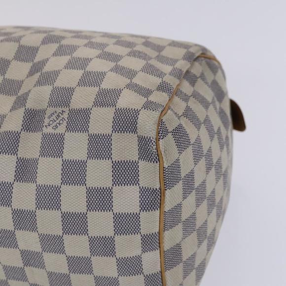 LOUIS VUITTON Damier Azur Speedy 30 Hand Bag N41533 LV Auth BD864 - Picture 12 of 16